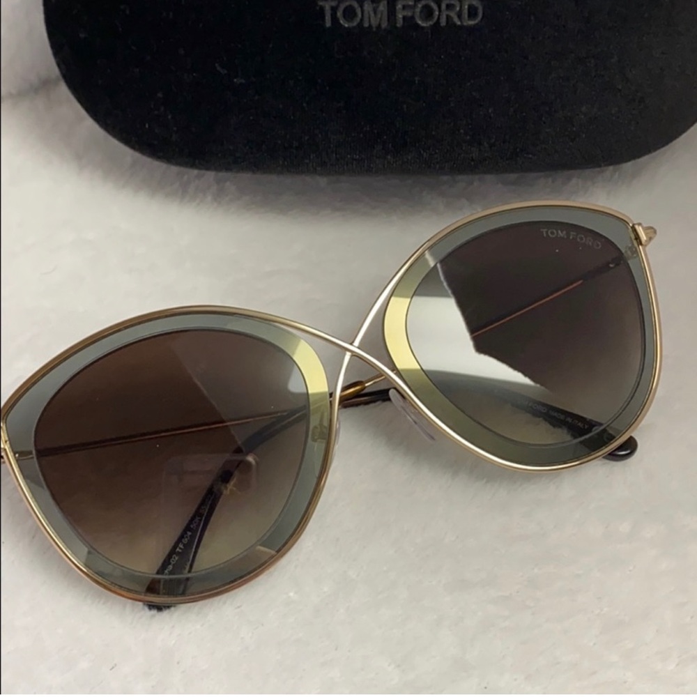 Tom Ford Sascha Tf604 Gold Havana Sunglasses